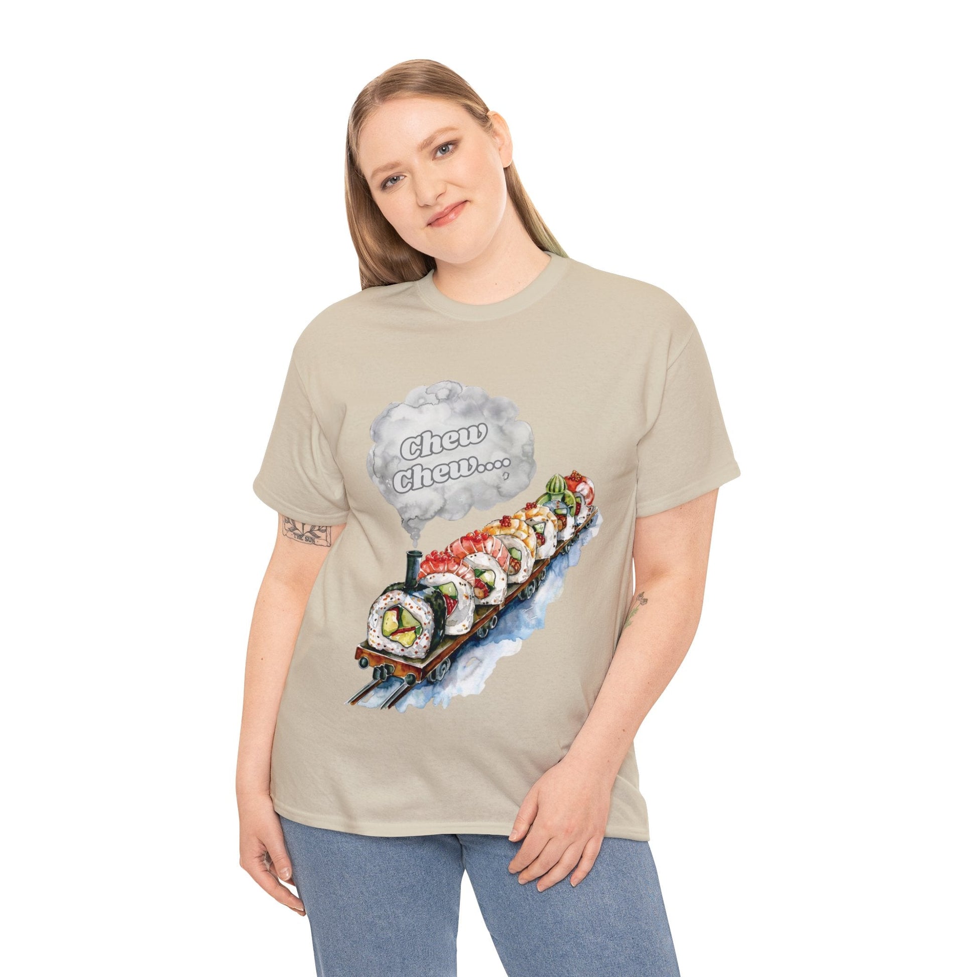 Chew Chew.... Sushi Train T-Shirt - Gnarly Ninja Printables