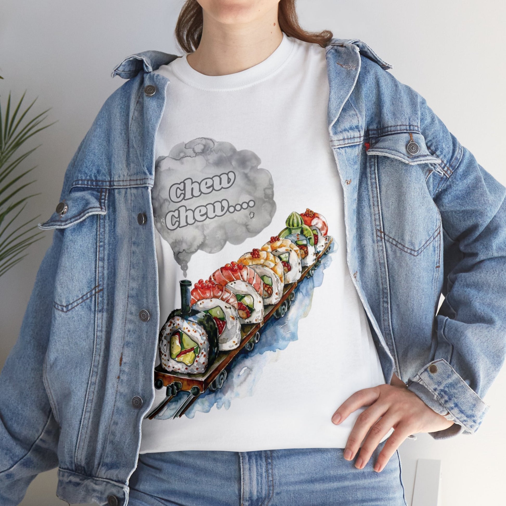 Chew Chew.... Sushi Train T-Shirt - Gnarly Ninja Printables