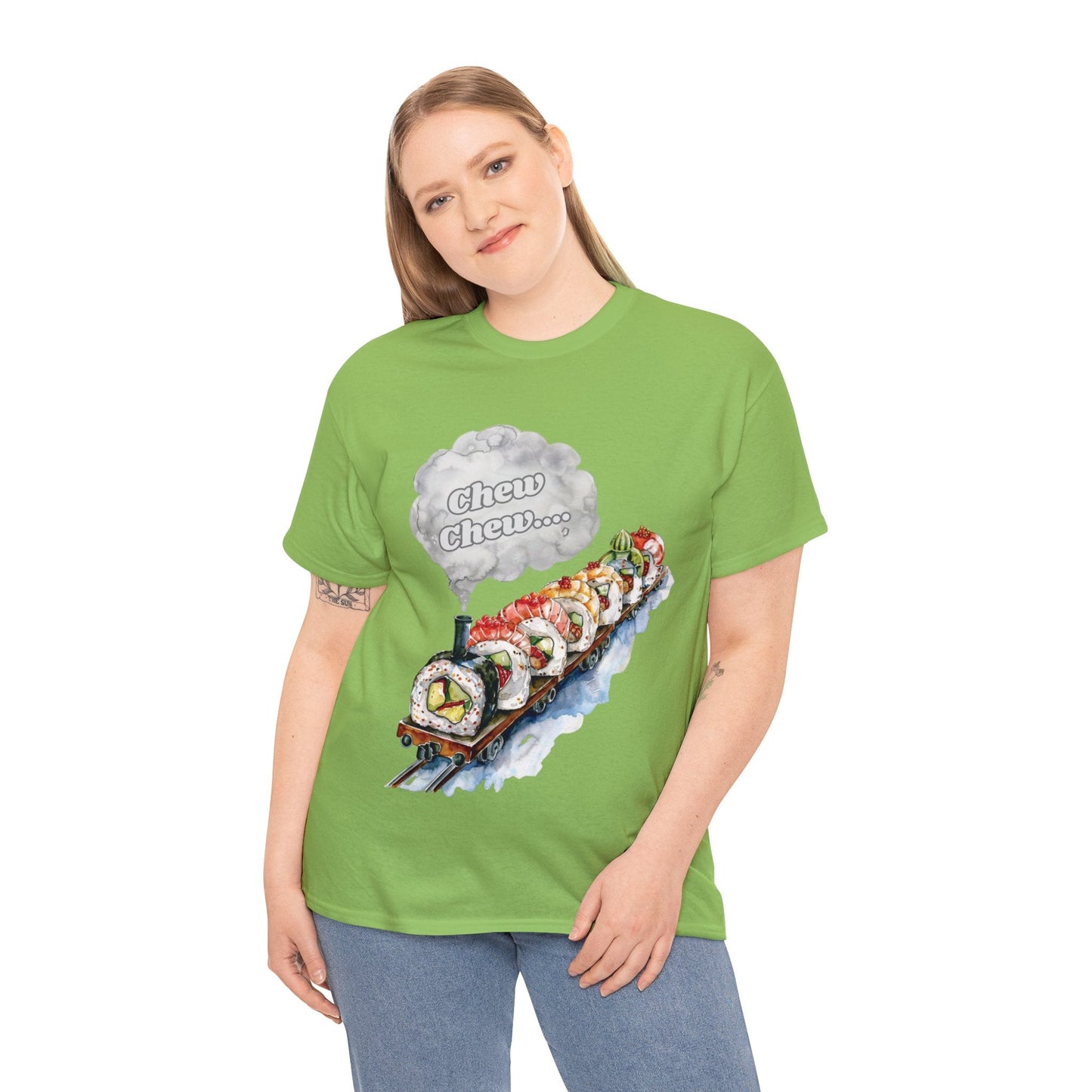 Chew Chew.... Sushi Train T-Shirt - Gnarly Ninja Printables
