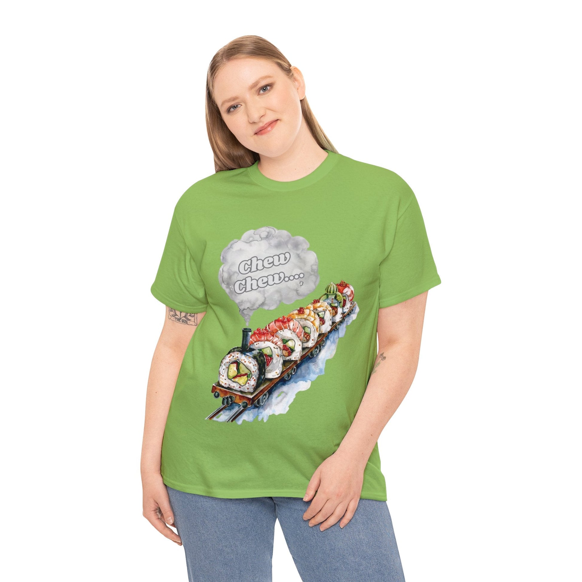 Chew Chew.... Sushi Train T-Shirt - Gnarly Ninja Printables