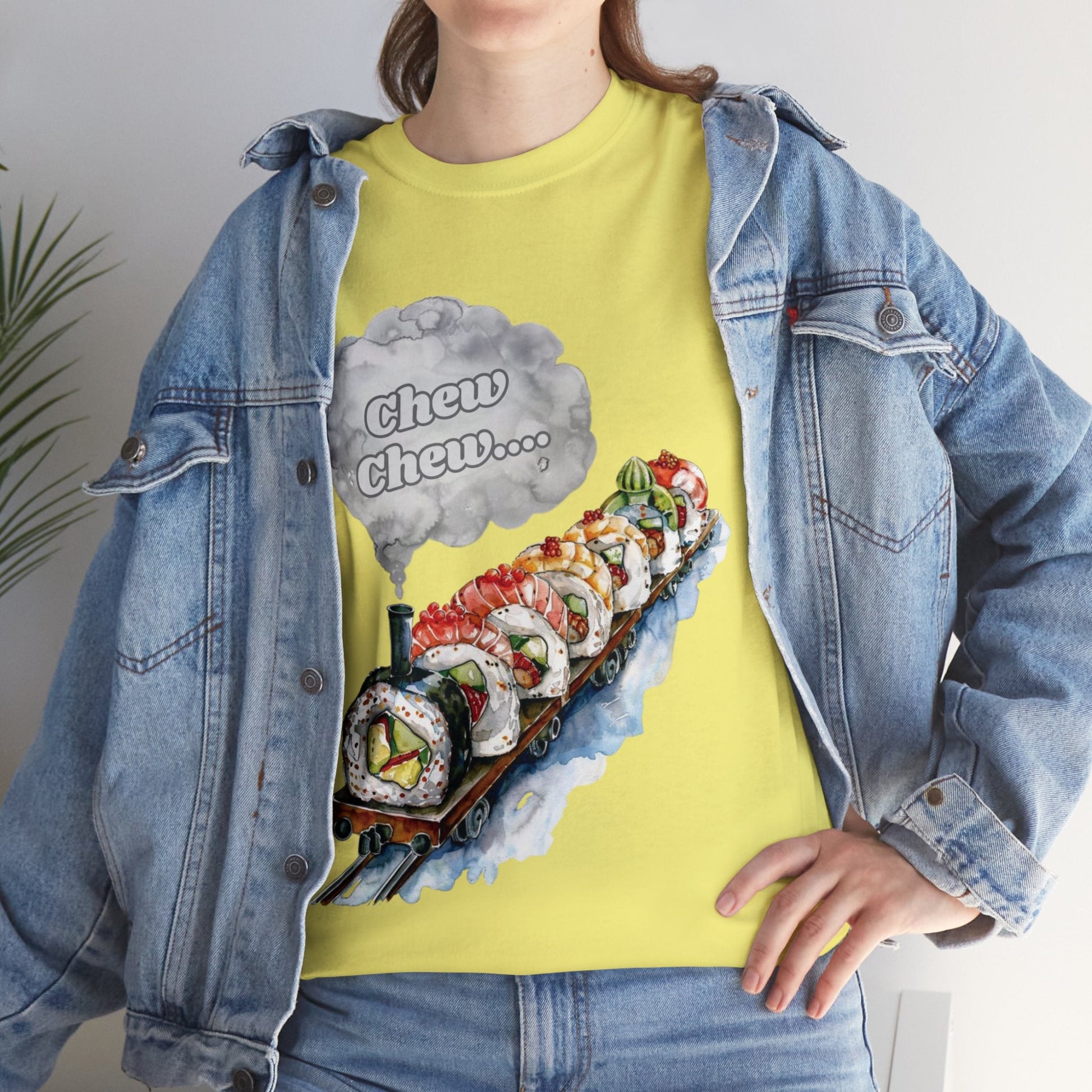 Chew Chew.... Sushi Train T-Shirt - Gnarly Ninja Printables