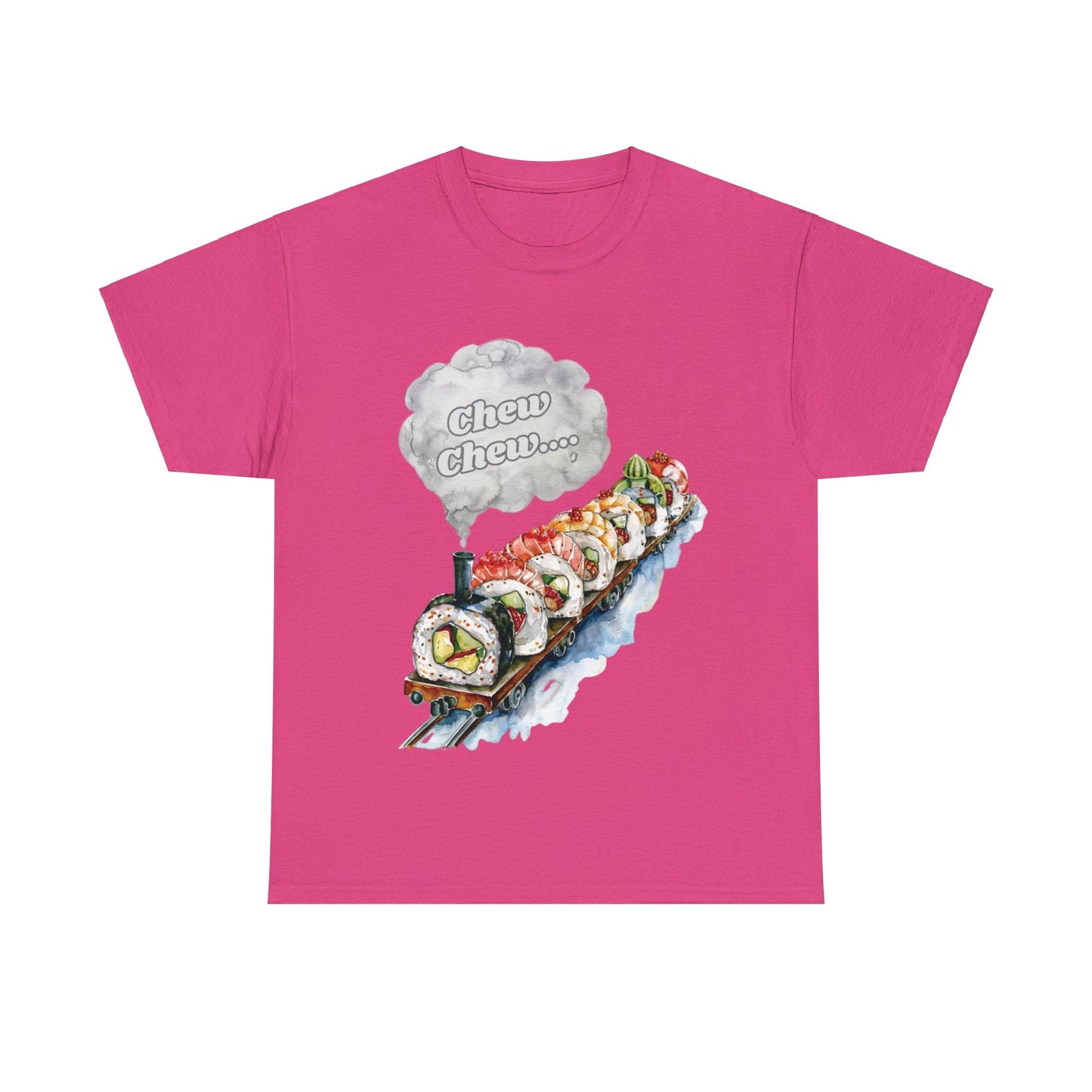 Chew Chew.... Sushi Train T-Shirt - Gnarly Ninja Printables