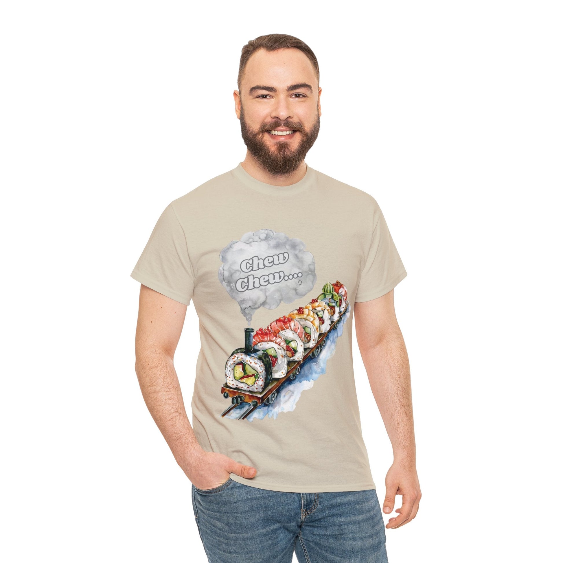Chew Chew.... Sushi Train T-Shirt - Gnarly Ninja Printables