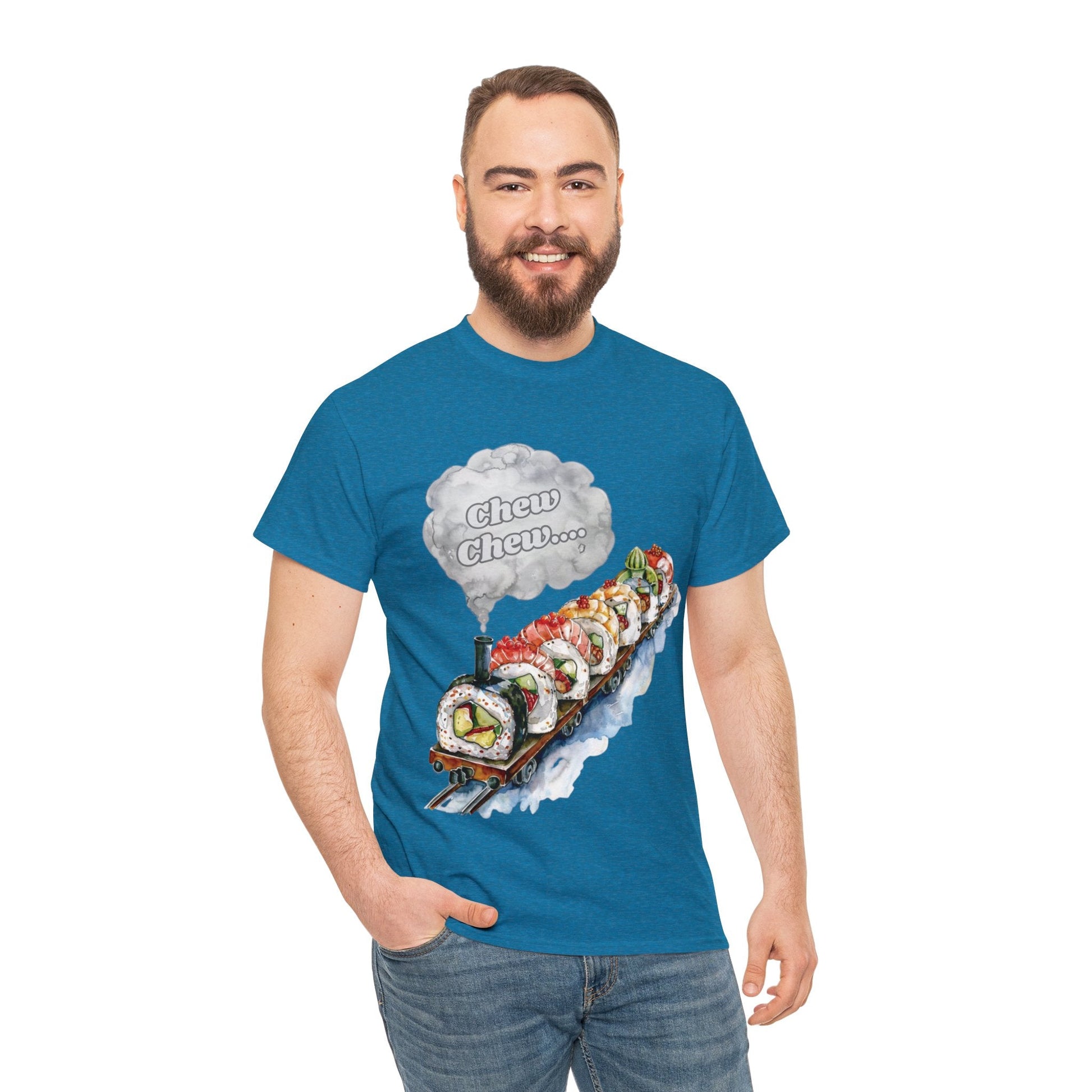 Chew Chew.... Sushi Train T-Shirt - Gnarly Ninja Printables