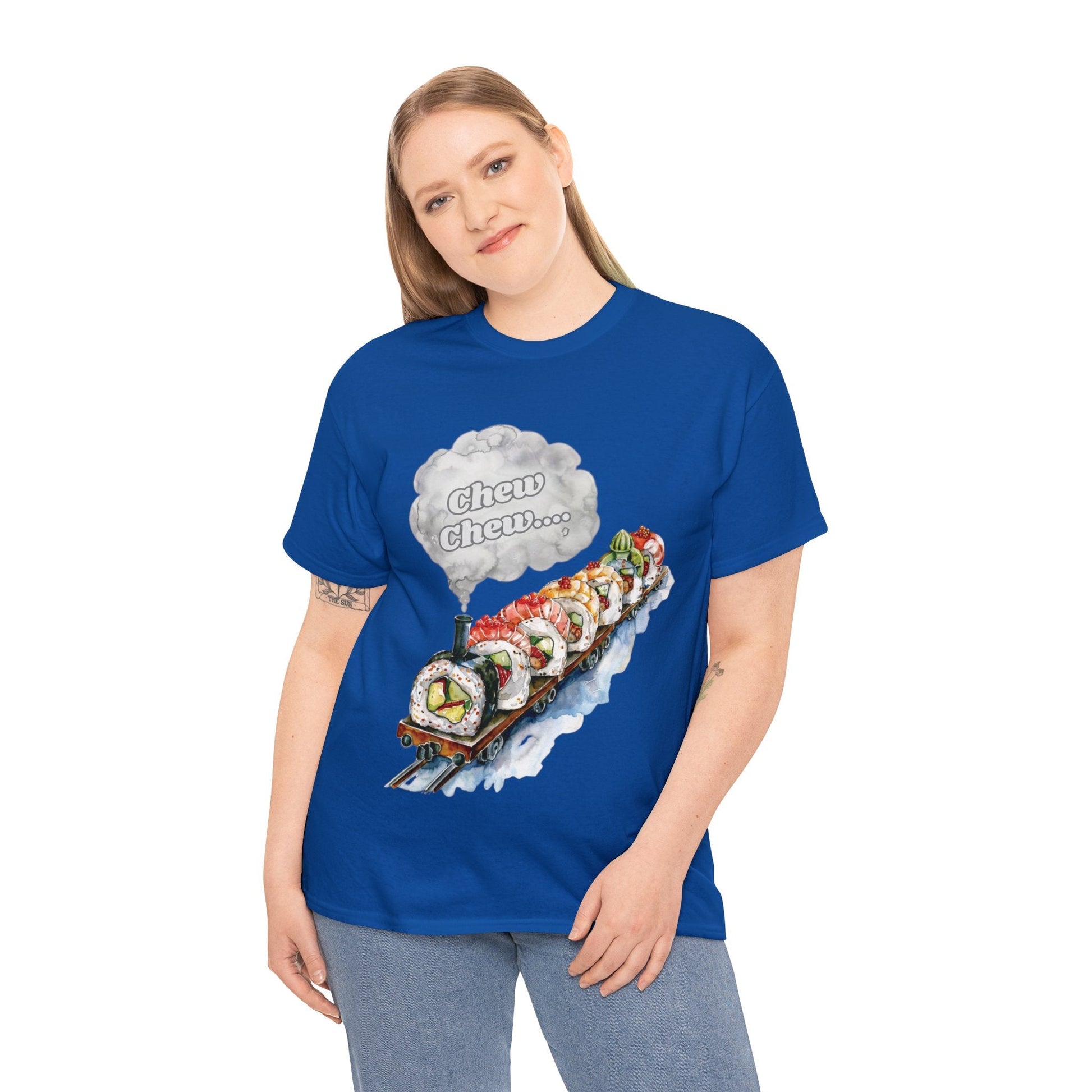 Chew Chew.... Sushi Train T-Shirt - Gnarly Ninja Printables