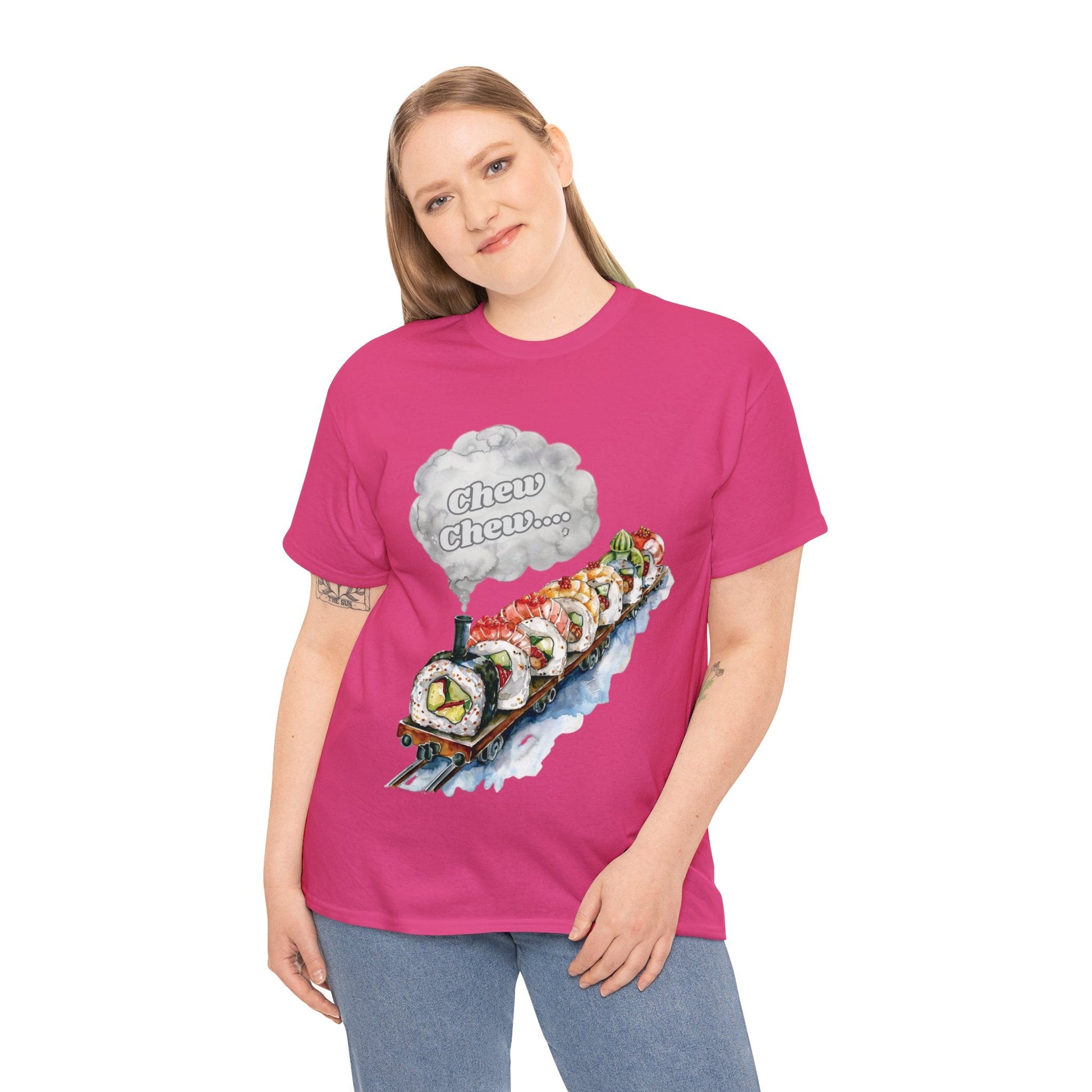 Chew Chew.... Sushi Train T-Shirt - Gnarly Ninja Printables