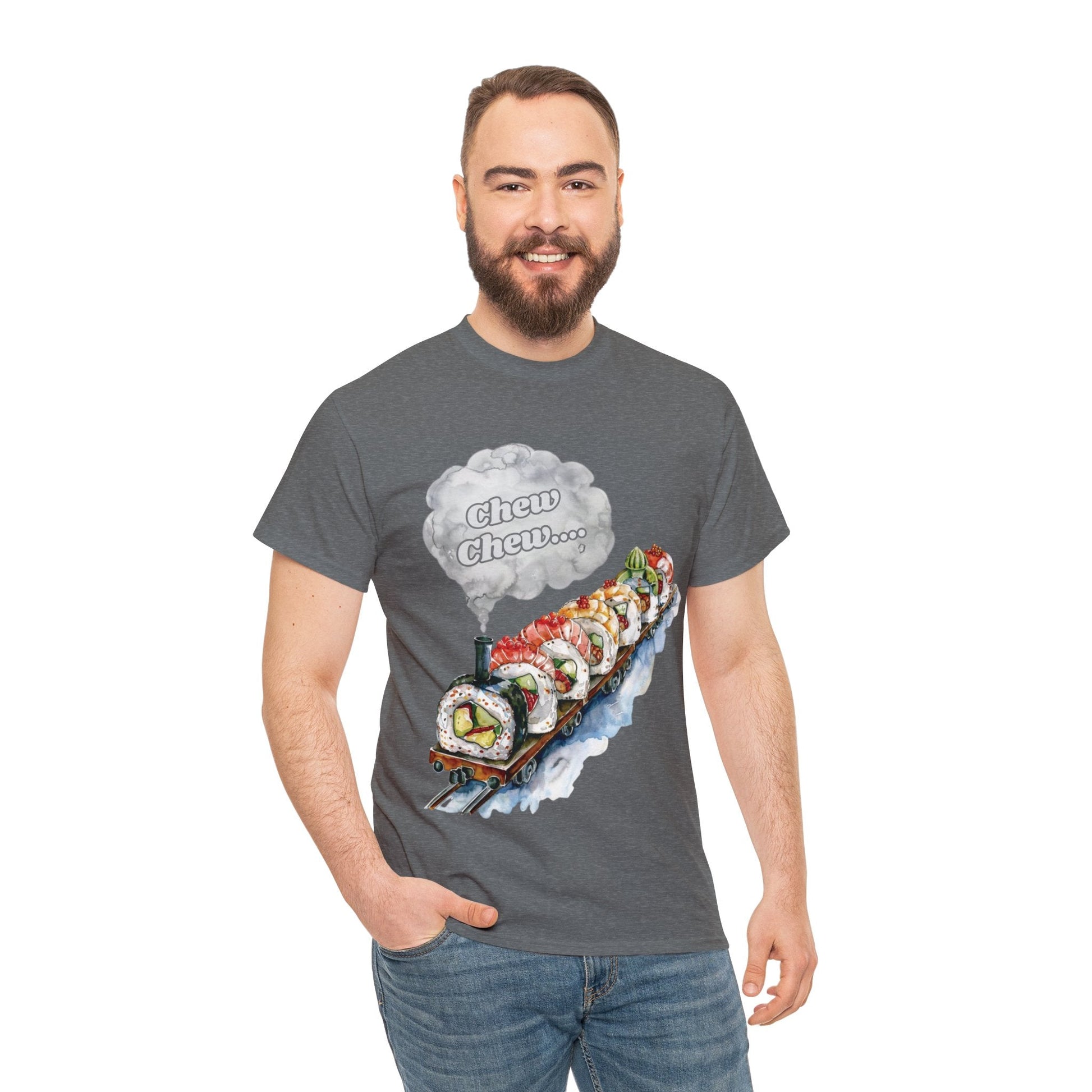Chew Chew.... Sushi Train T-Shirt - Gnarly Ninja Printables