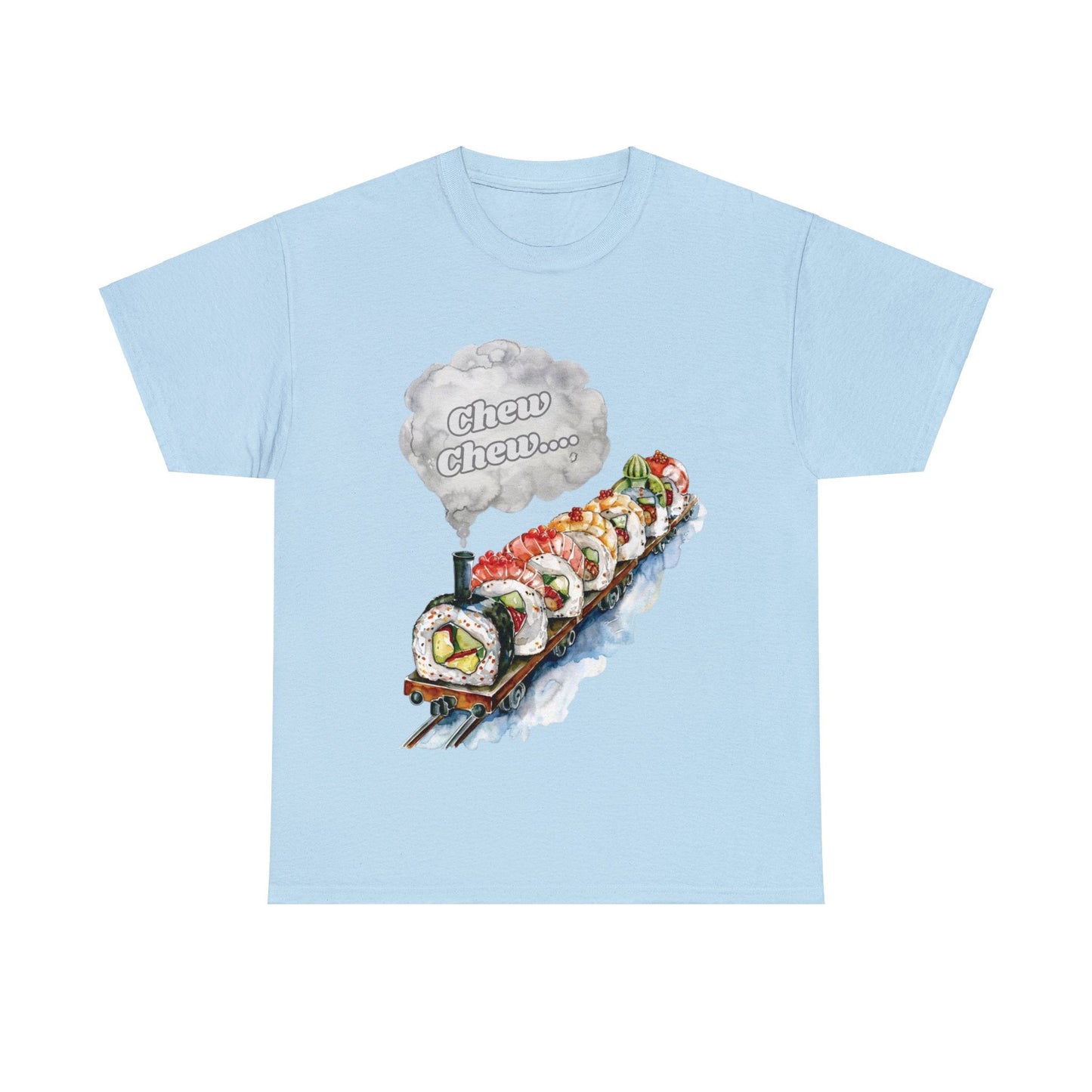Chew Chew.... Sushi Train T-Shirt - Gnarly Ninja Printables