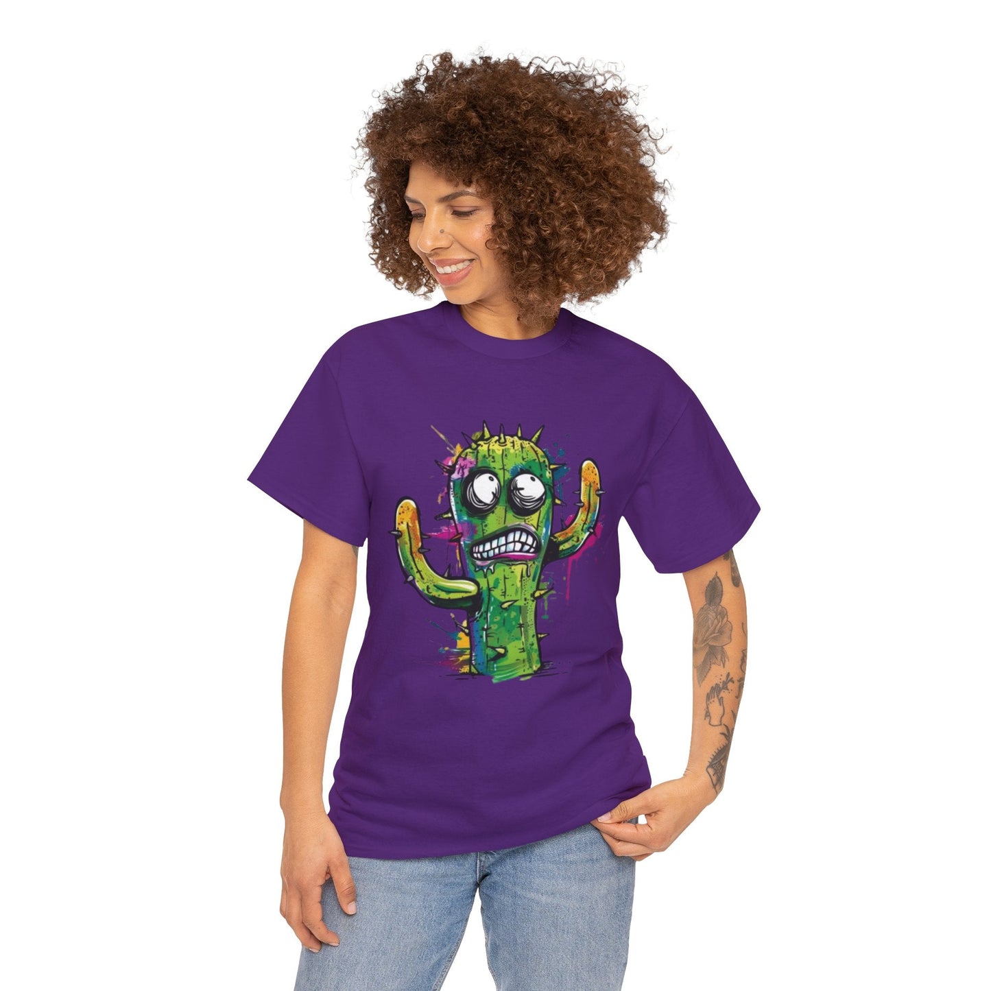 Cranky Cactus T-Shirt - Gnarly Ninja Printables