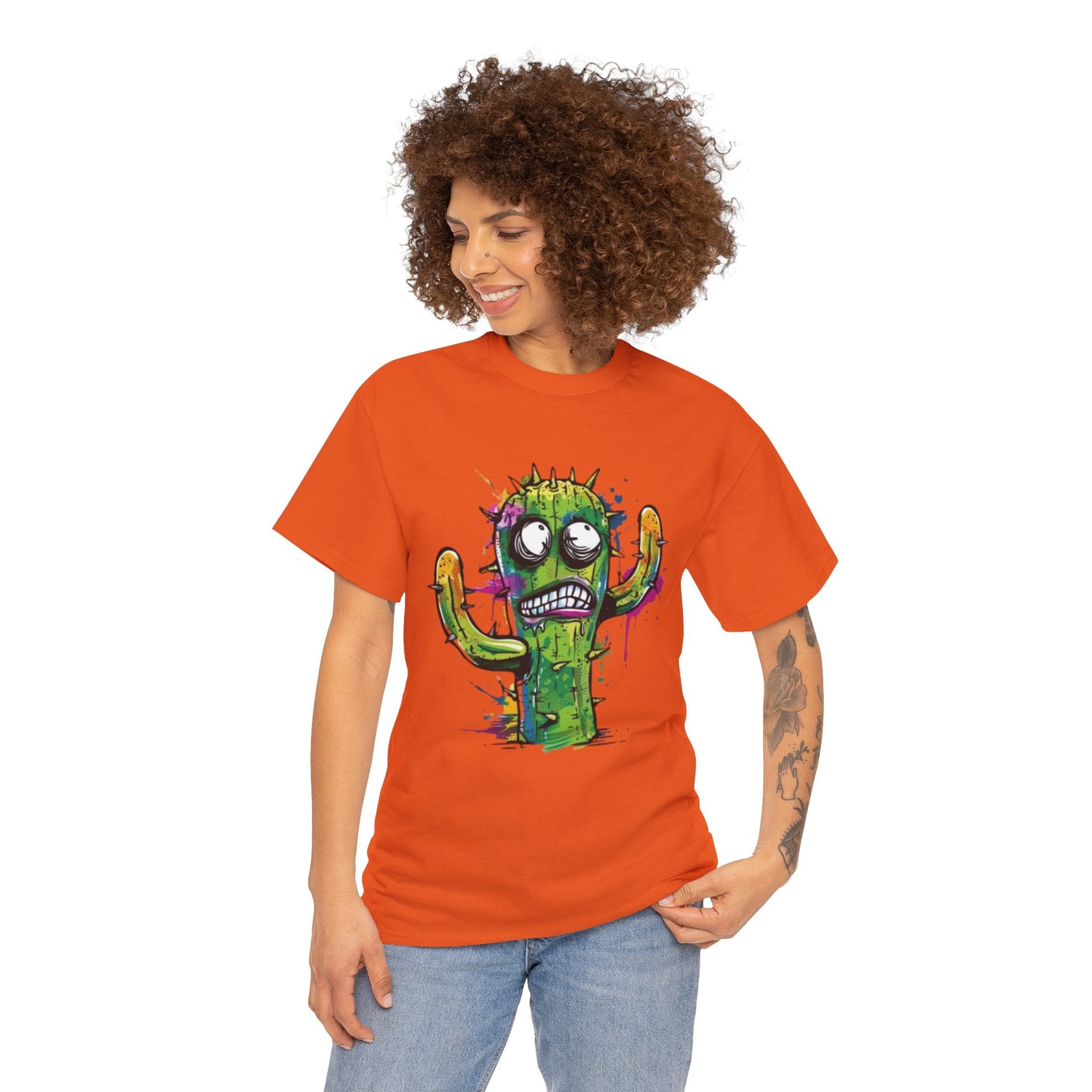 Cranky Cactus T-Shirt - Gnarly Ninja Printables