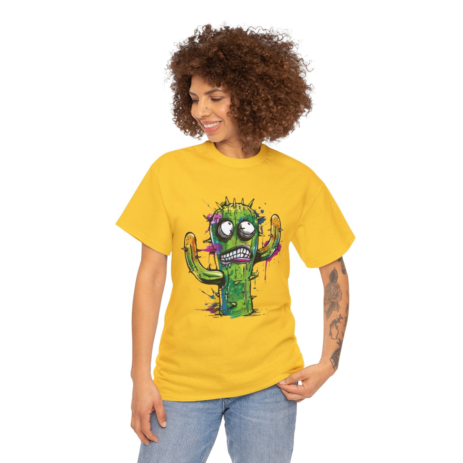 Cranky Cactus T-Shirt - Gnarly Ninja Printables