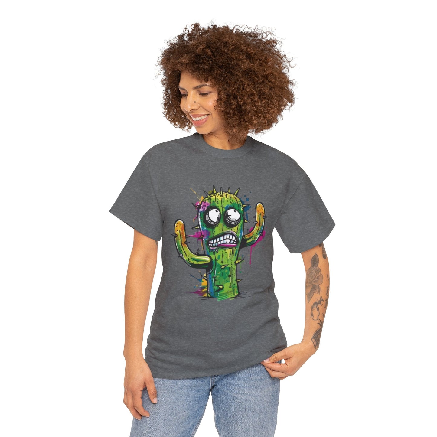 Cranky Cactus T-Shirt - Gnarly Ninja Printables
