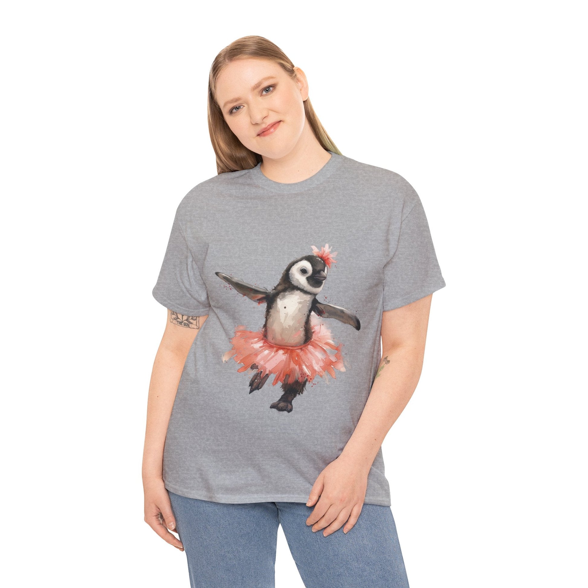 Cute Penguin Ballerina T-shirt - Gnarly Ninja Printables