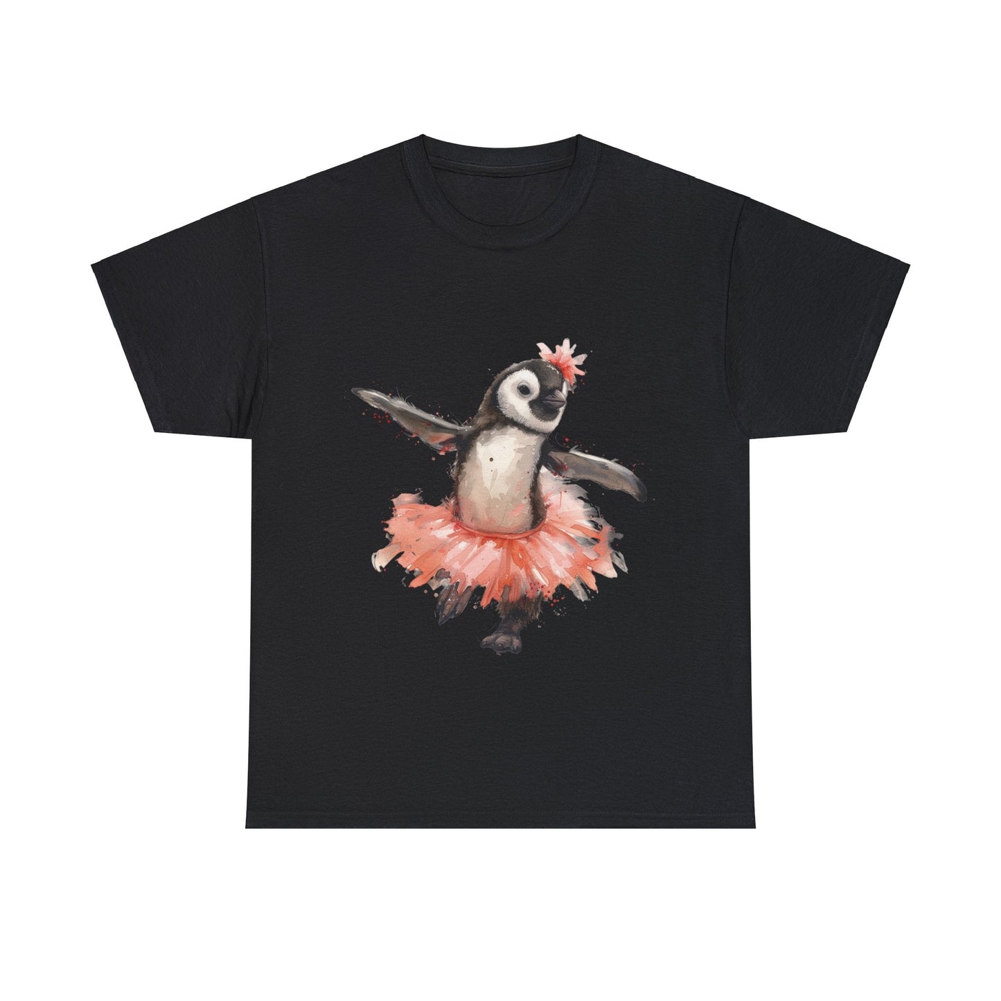 Cute Penguin Ballerina T-shirt - Gnarly Ninja Printables
