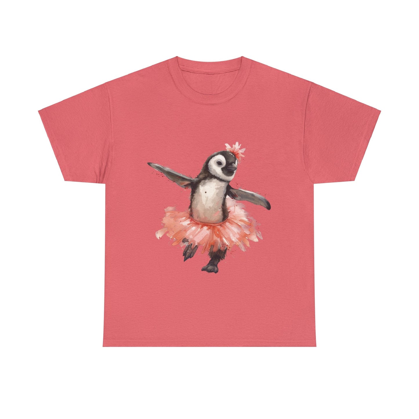 Cute Penguin Ballerina T-shirt - Gnarly Ninja Printables