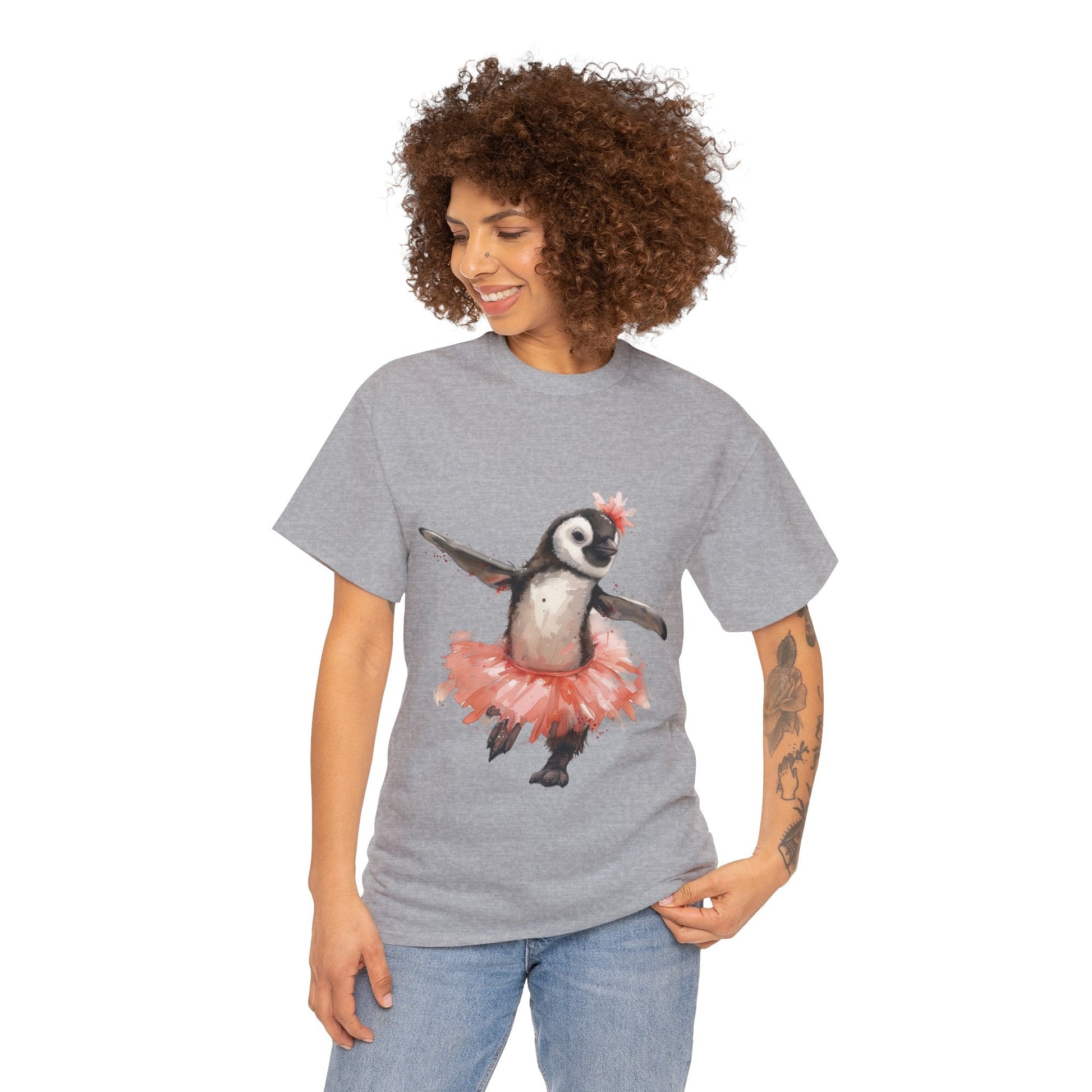 Cute Penguin Ballerina T-shirt - Gnarly Ninja Printables