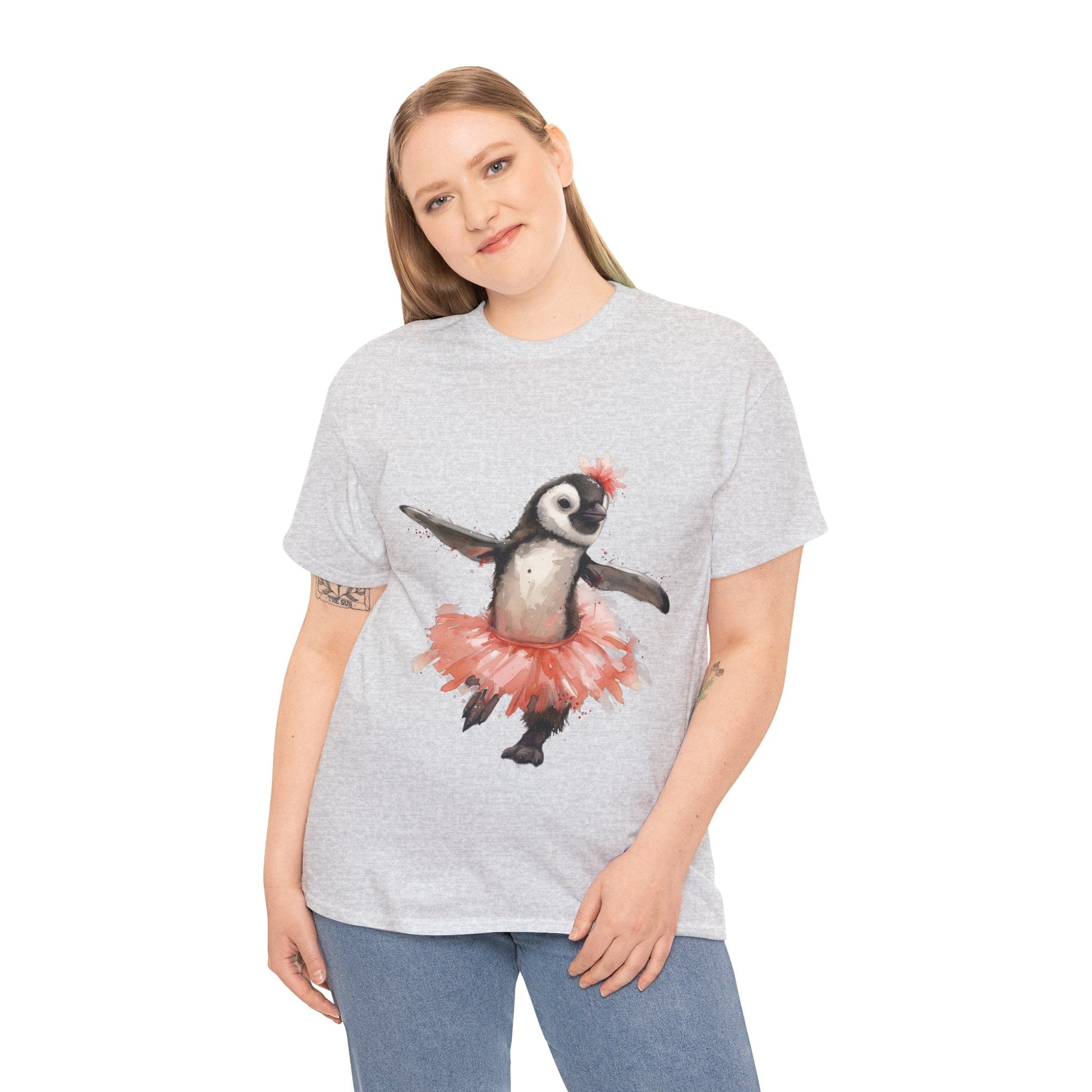 Cute Penguin Ballerina T-shirt - Gnarly Ninja Printables