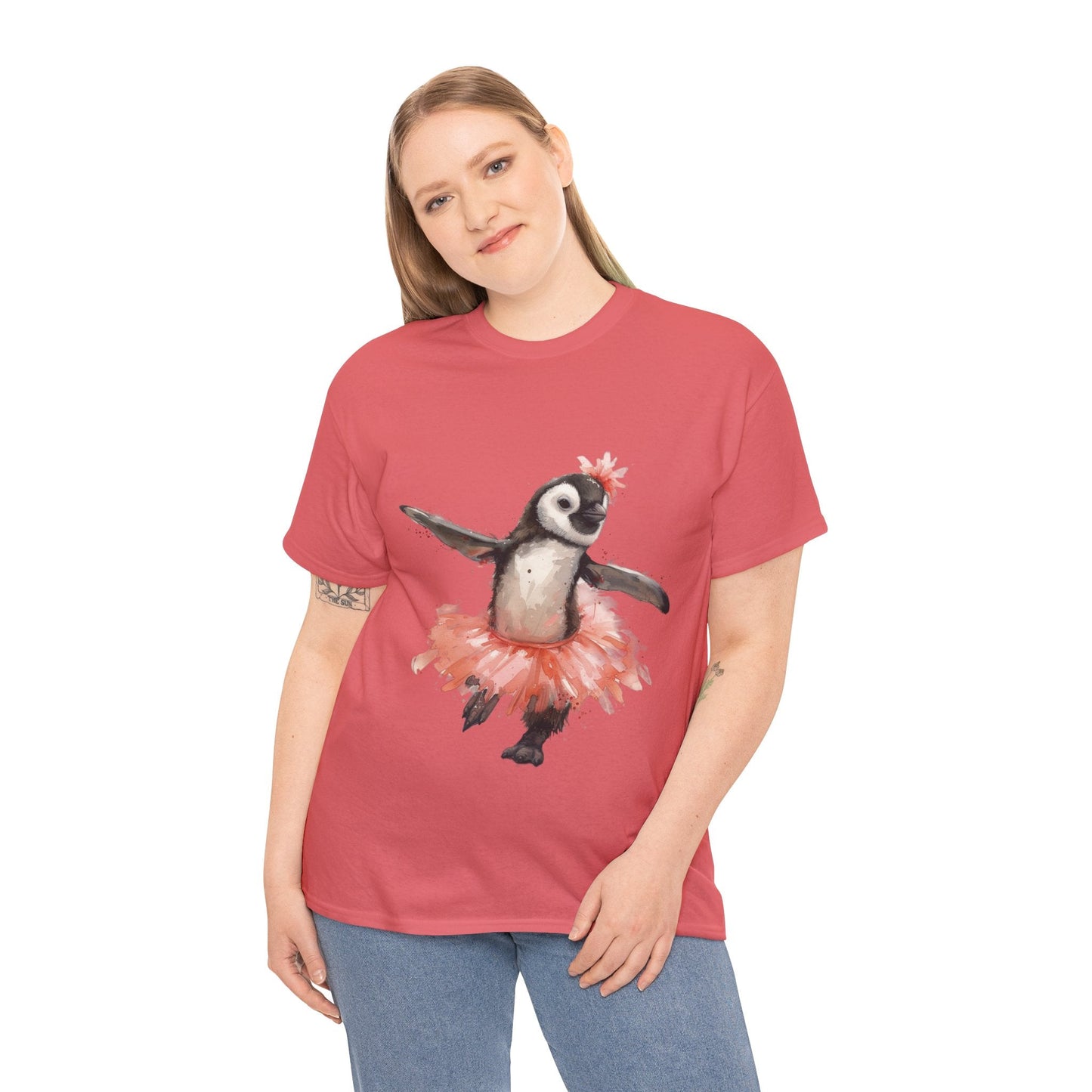 Cute Penguin Ballerina T-shirt - Gnarly Ninja Printables