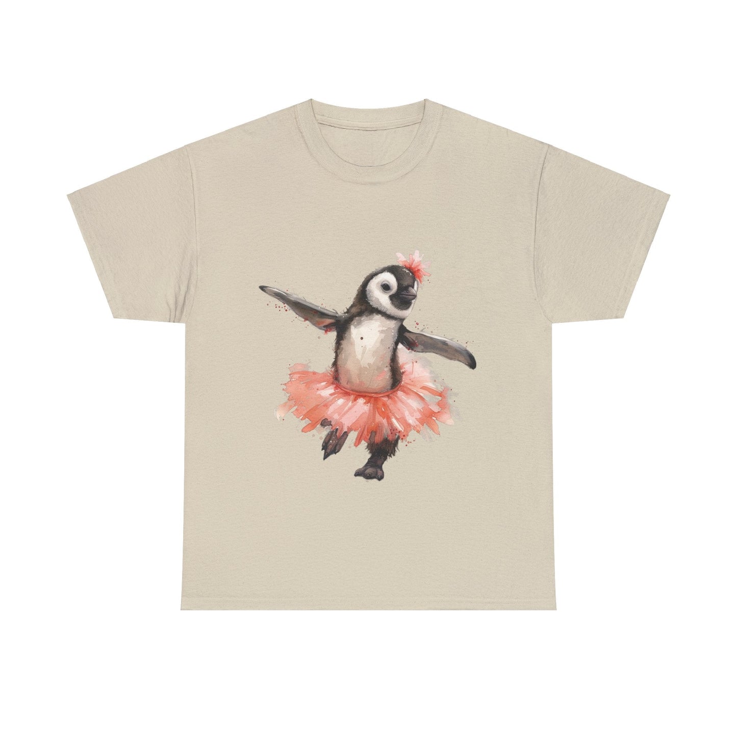 Cute Penguin Ballerina T-shirt - Gnarly Ninja Printables