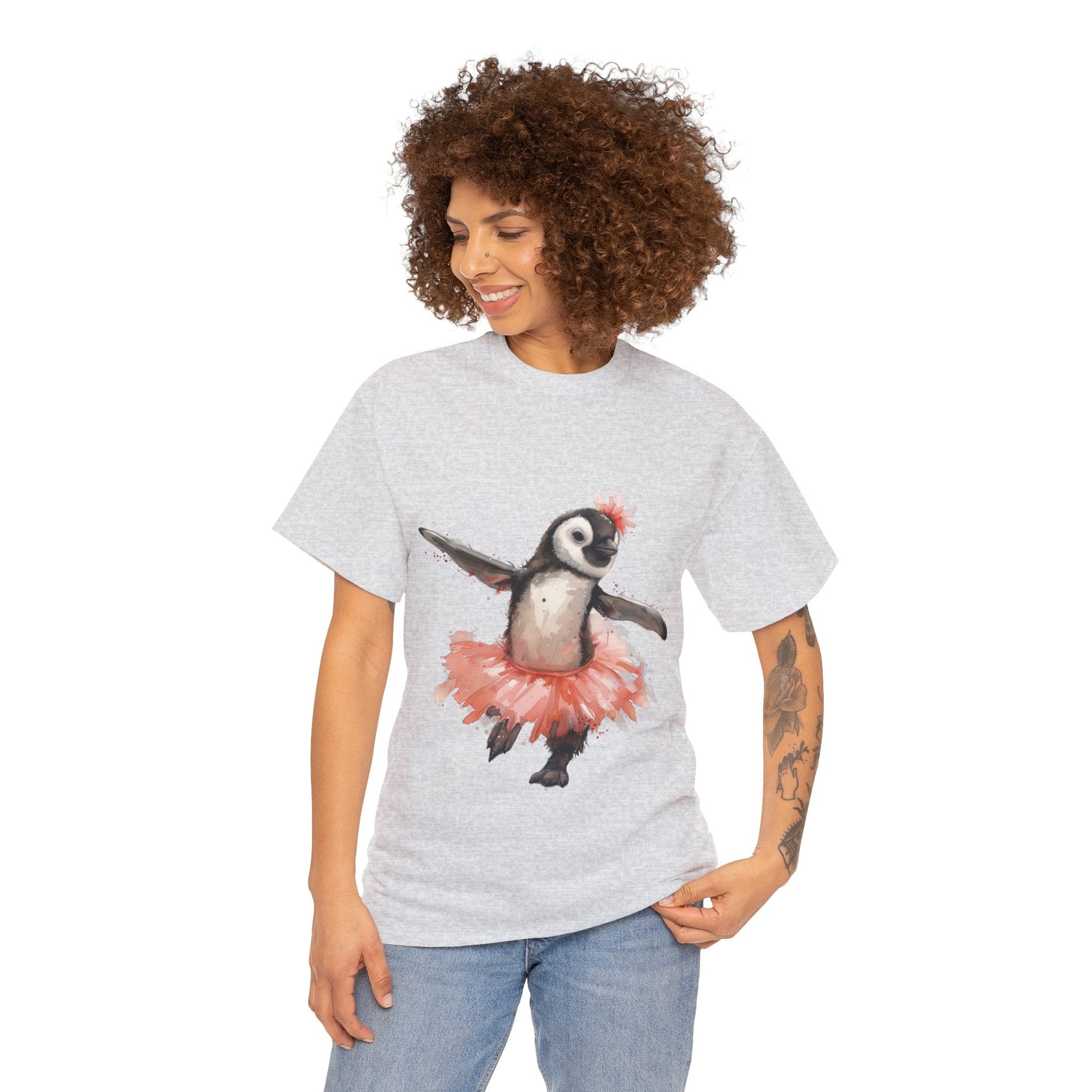 Cute Penguin Ballerina T-shirt - Gnarly Ninja Printables