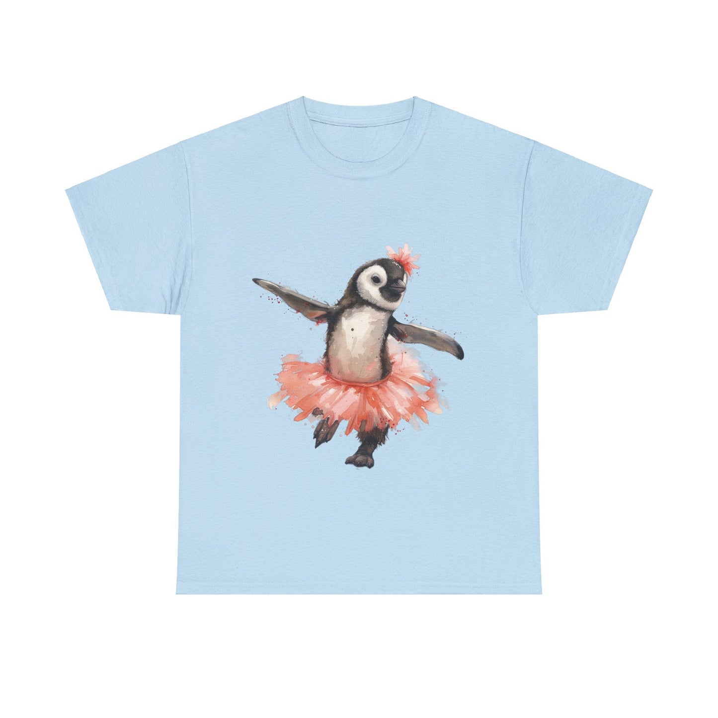 Cute Penguin Ballerina T-shirt - Gnarly Ninja Printables