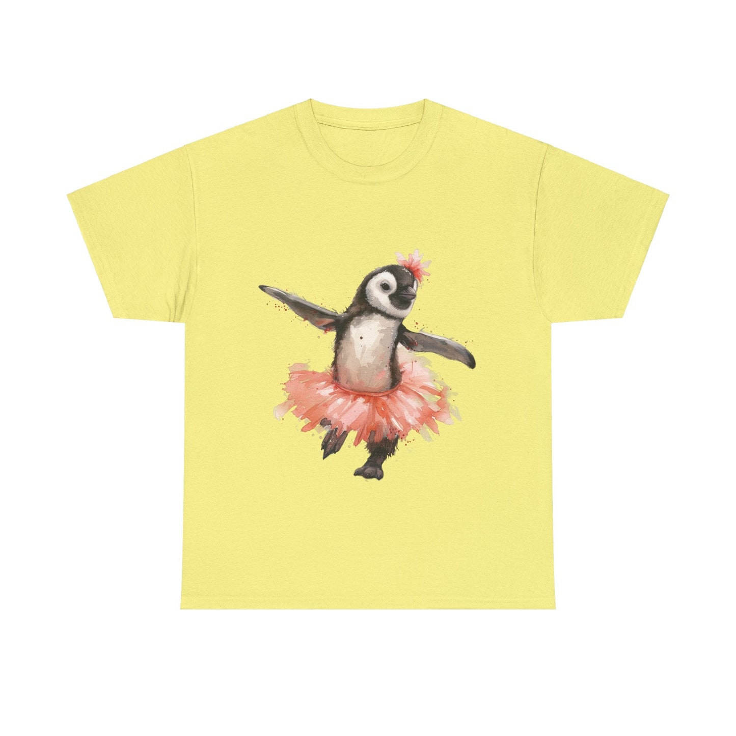 Cute Penguin Ballerina T-shirt - Gnarly Ninja Printables