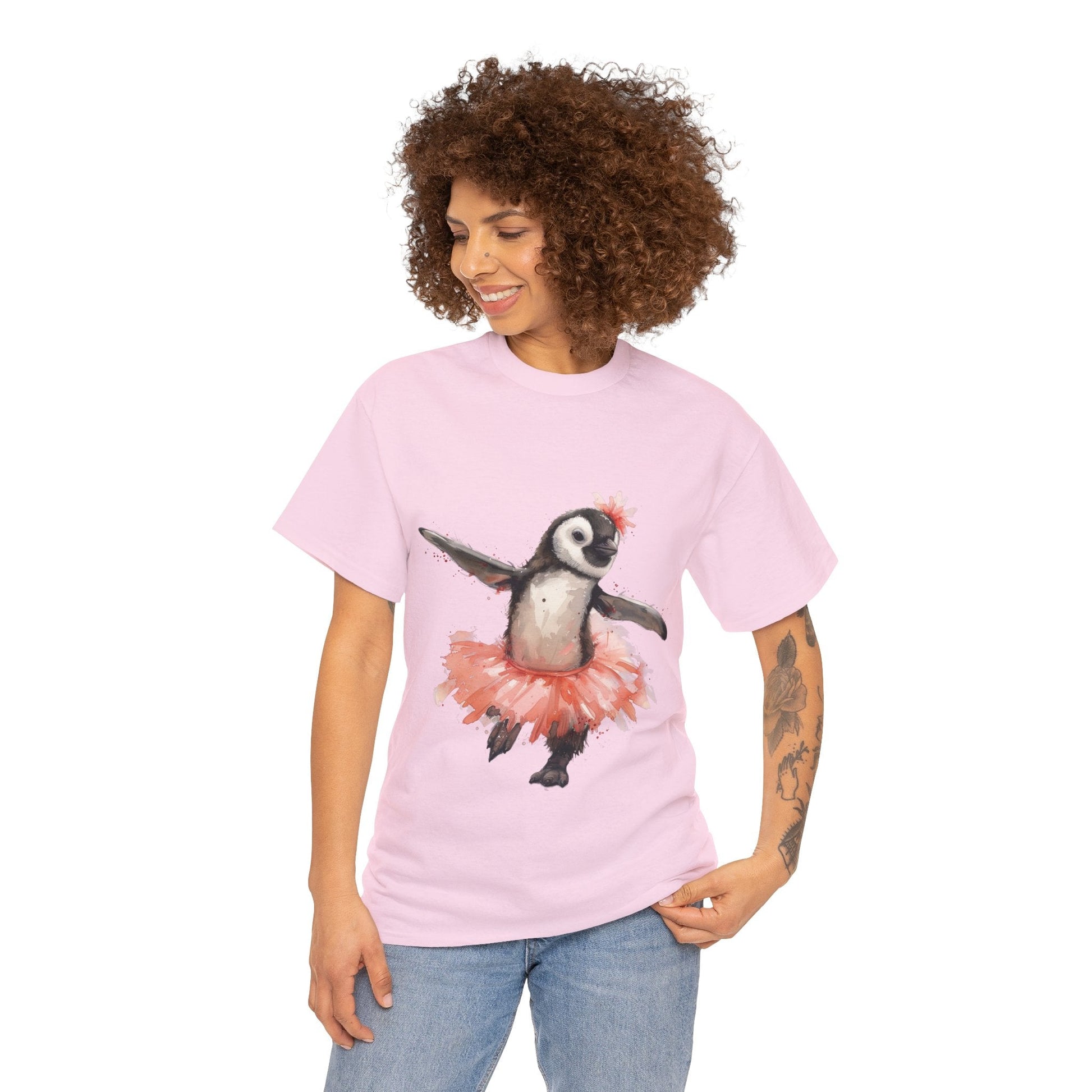 Cute Penguin Ballerina T-shirt - Gnarly Ninja Printables