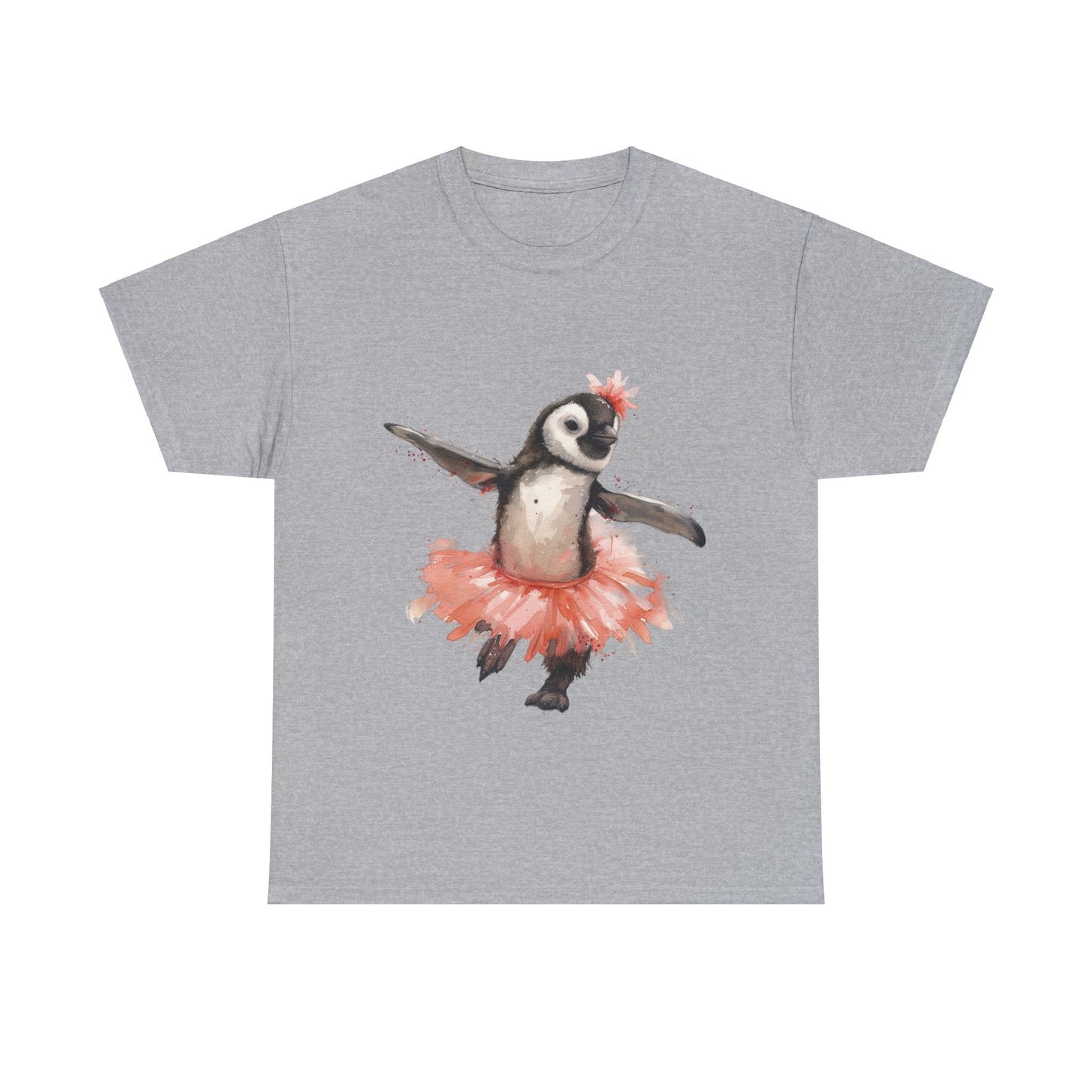 Cute Penguin Ballerina T-shirt - Gnarly Ninja Printables
