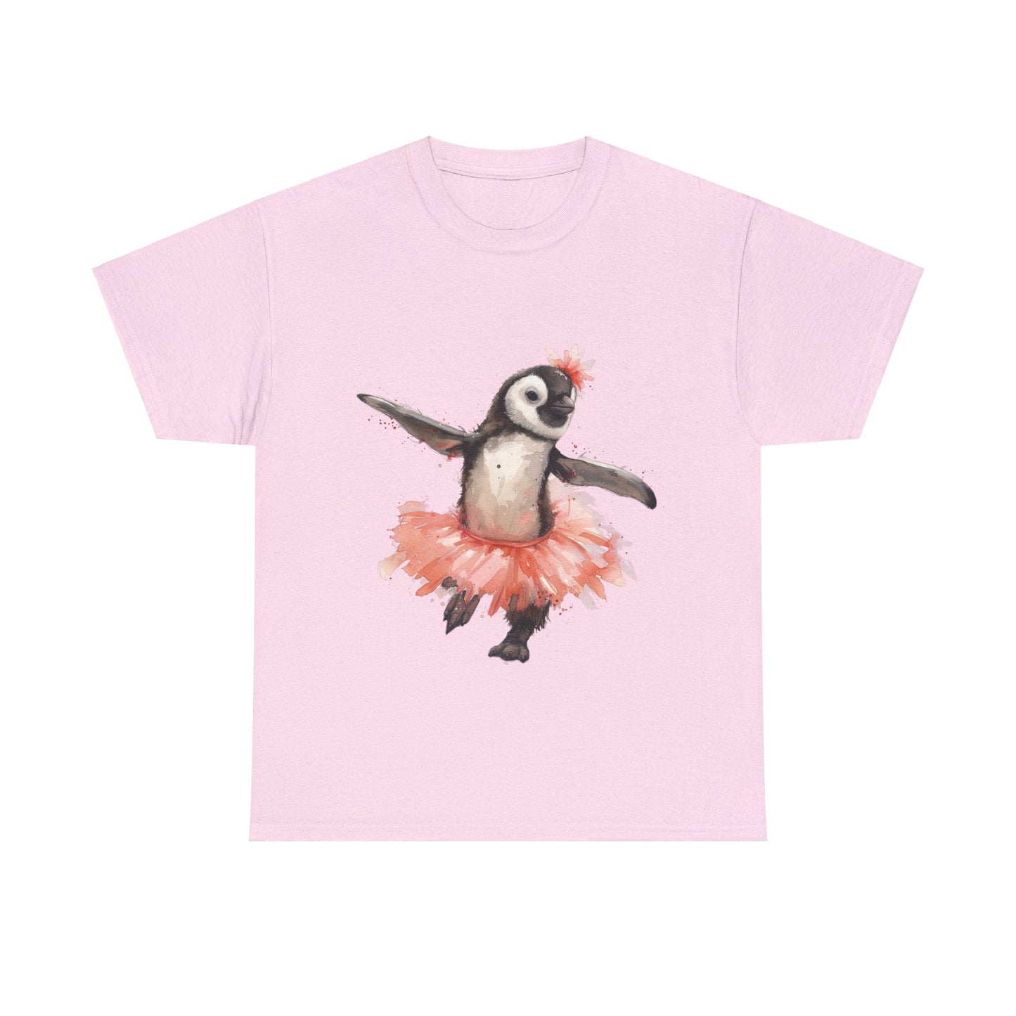 Cute Penguin Ballerina T-shirt - Gnarly Ninja Printables