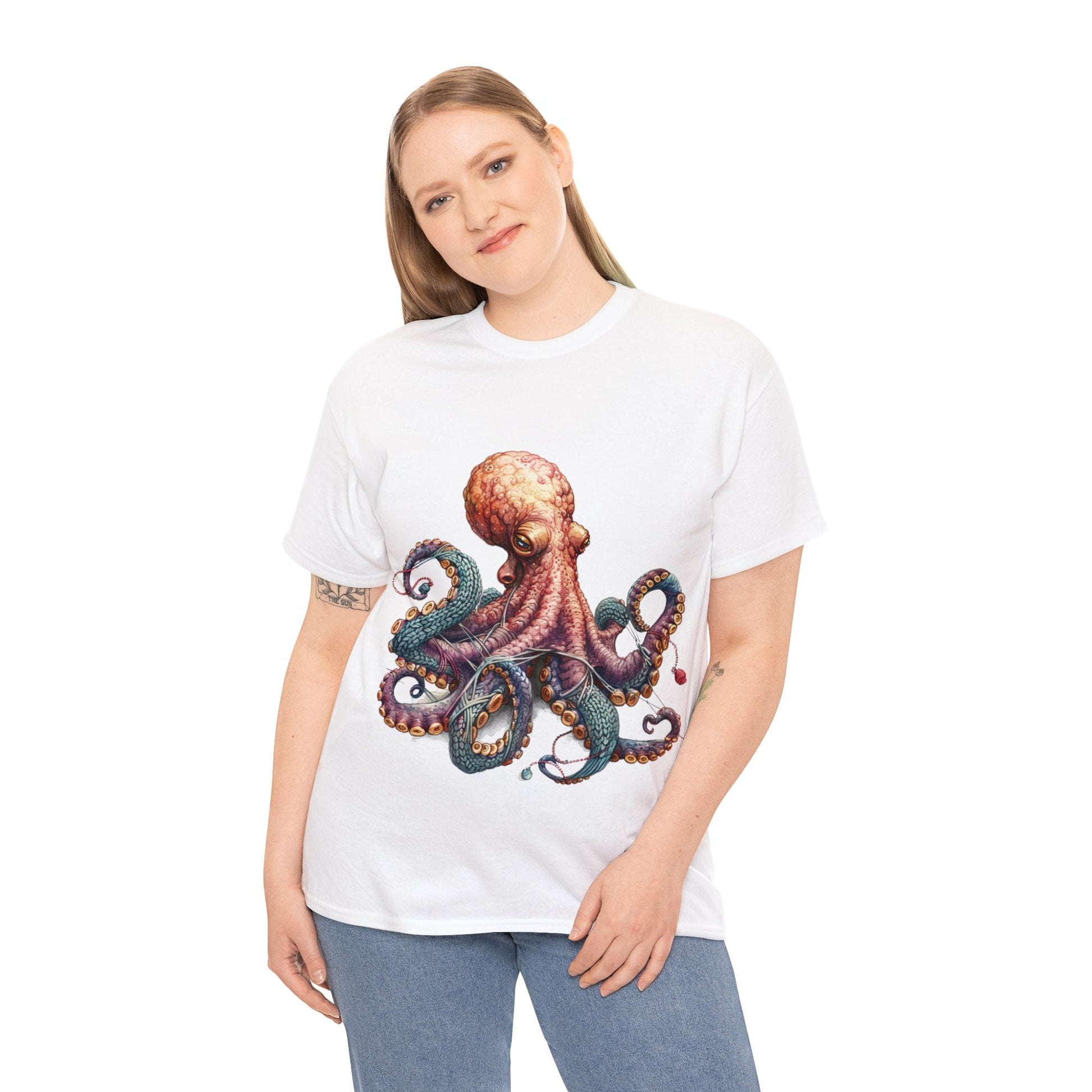 Dive into Our Octo - Knit T-Shirt - Gnarly Ninja Printables