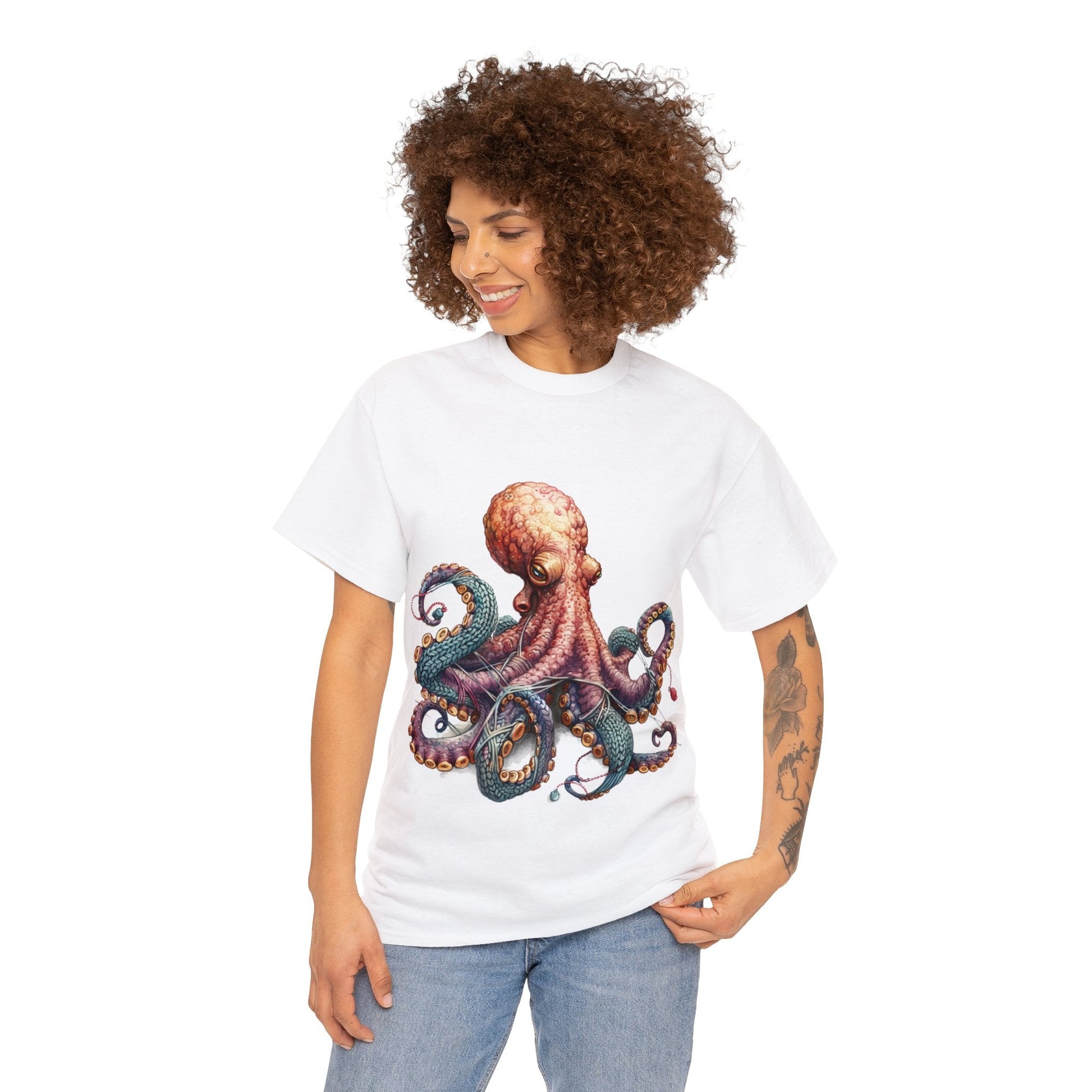 Dive into Our Octo - Knit T-Shirt - Gnarly Ninja Printables