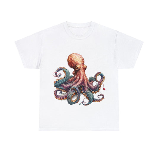 Dive into Our Octo - Knit T-Shirt - Gnarly Ninja Printables
