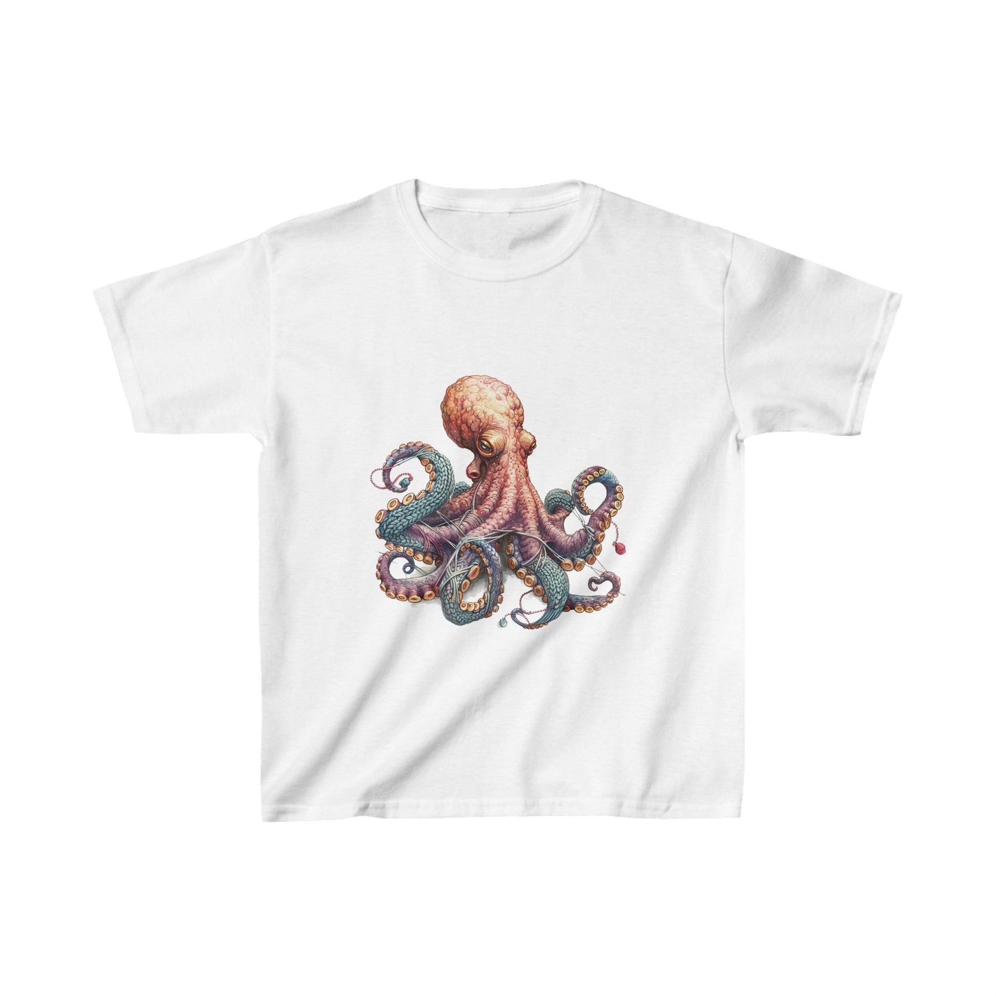 Dive into Our Octo - Knit T-Shirt *KIDS' - Gnarly Ninja Printables