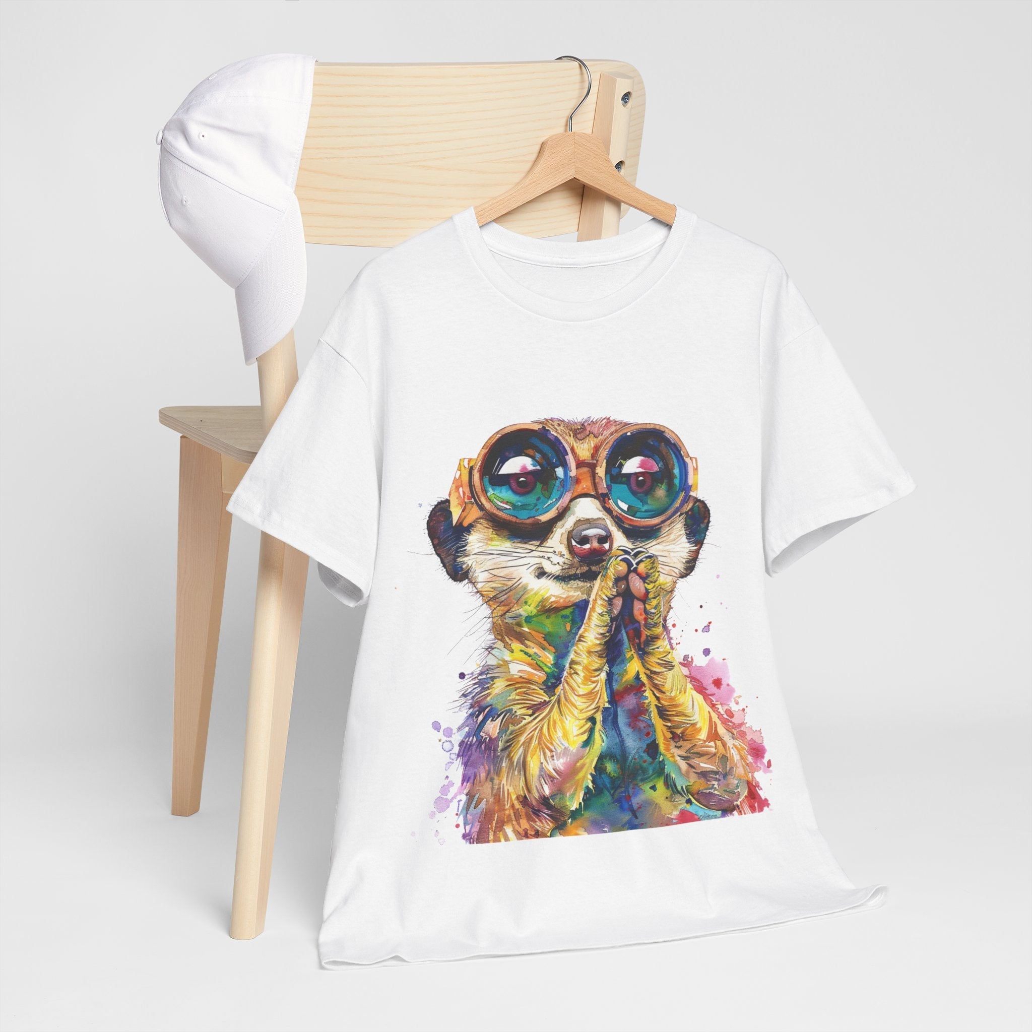 🐾 Thankful Meerkat T-Shirt – For Animal Lovers with Grateful Vibes - Gnarly Ninja Printables
