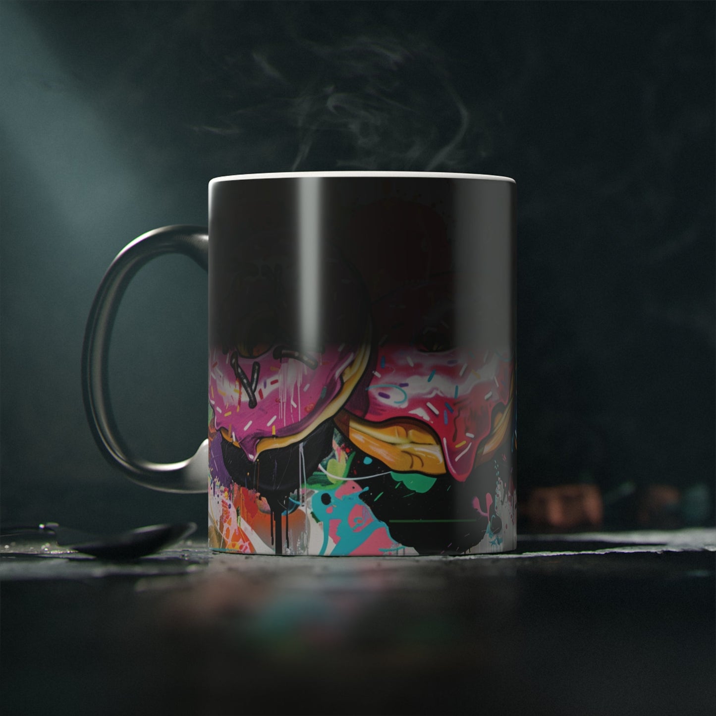 Urban Donuts Magic Mug 11oz - Gnarly Ninja Printables