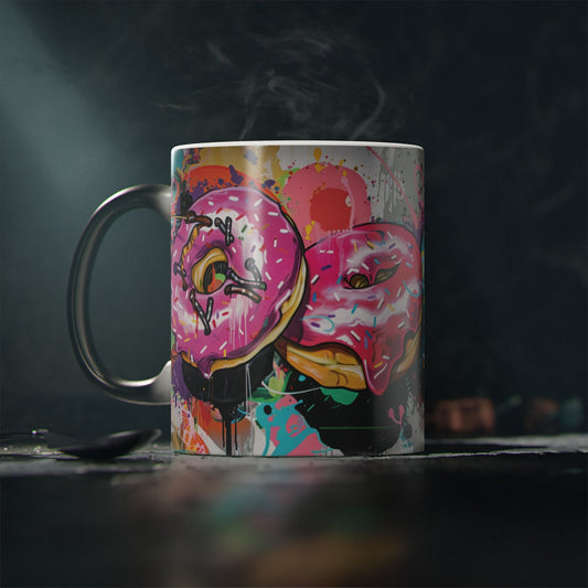 Urban Donuts Magic Mug 11oz - Gnarly Ninja Printables